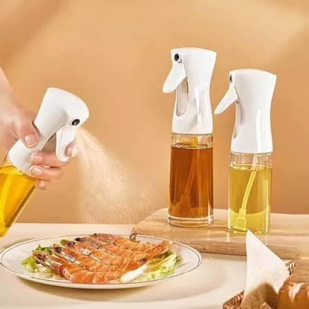 200ml Oil Sprayer Bottle for Cooking – High Pressure Olive Oil Mister Spray Bottle, Refillable Kitchen BBQ Sauce Sprayer