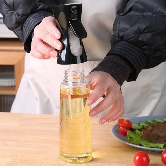200ml Oil Sprayer Bottle for Cooking – High Pressure Olive Oil Mister Spray Bottle, Refillable Kitchen BBQ Sauce Sprayer