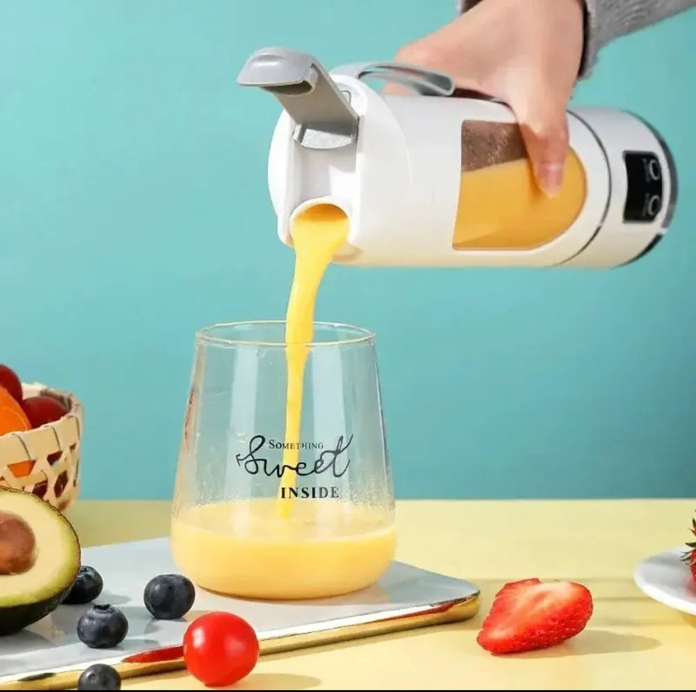 Mini Portable Juicer Blender 400ml USB Rechargeable Smoothie Maker, Portable Blender Bottle for Fresh Juice, Protein Shakes & Travel