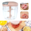 Chopper Vegetable Eotia Hand Cutter | Manual Vegetable & Fruit Chopper with Sharp Stainless Steel Blades | Multipurpose Kitchen Food Cutter & Onion Chopper