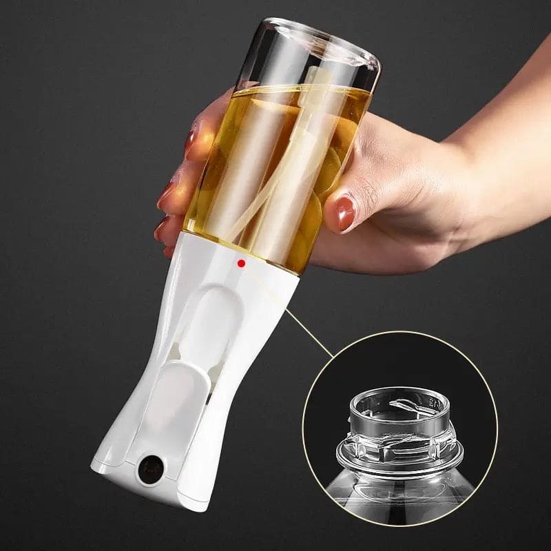 200ml Oil Sprayer Bottle for Cooking – High Pressure Olive Oil Mister Spray Bottle, Refillable Kitchen BBQ Sauce Sprayer