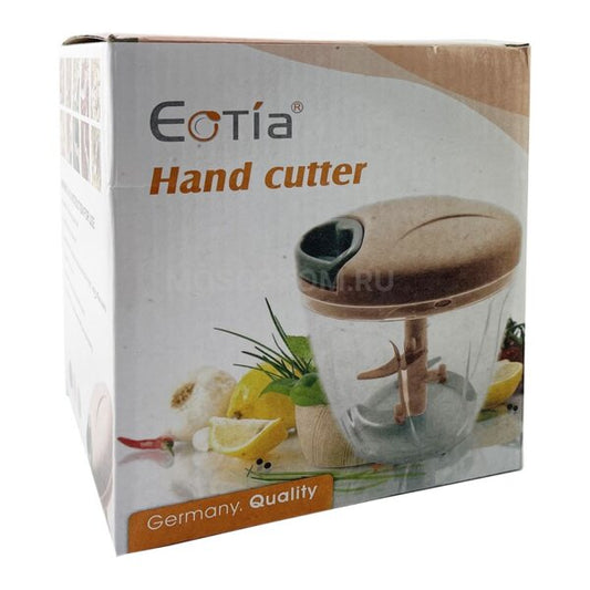 Chopper Vegetable Eotia Hand Cutter | Manual Vegetable & Fruit Chopper with Sharp Stainless Steel Blades | Multipurpose Kitchen Food Cutter & Onion Chopper