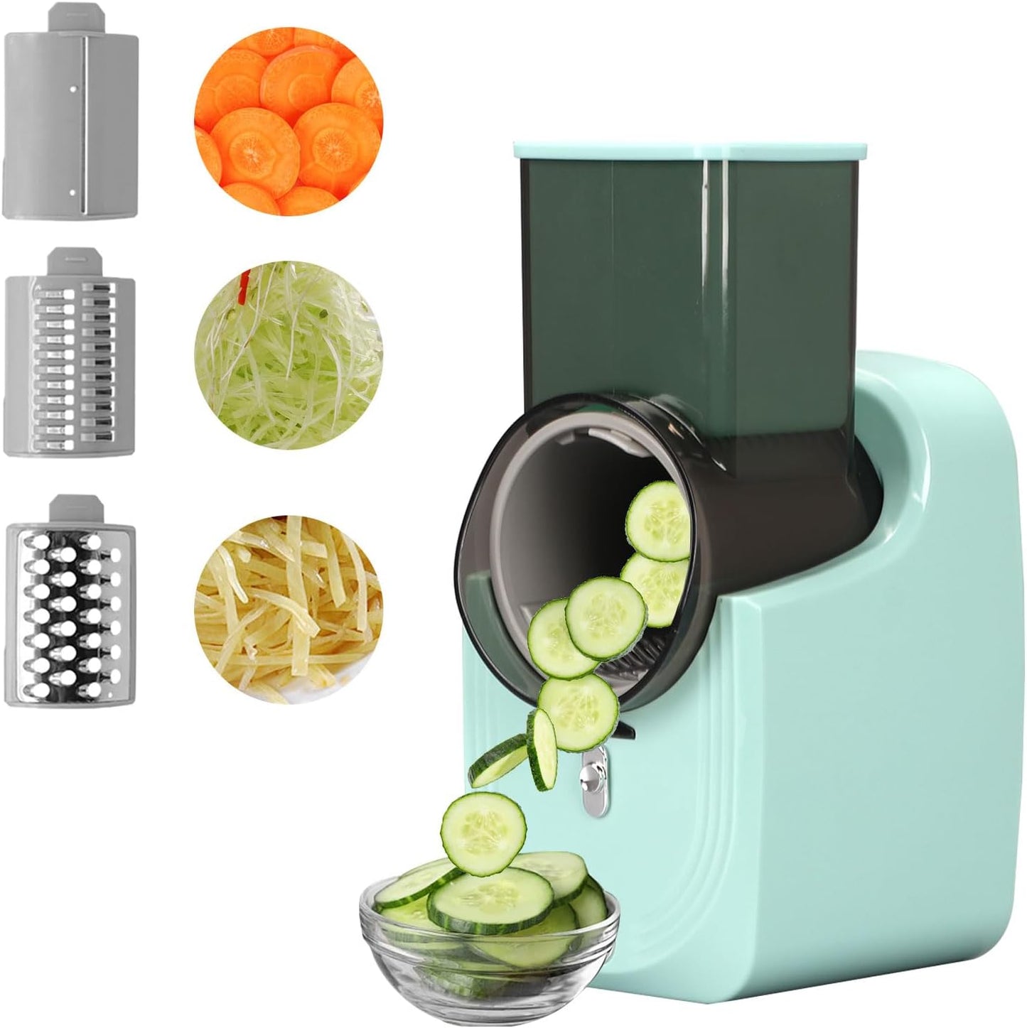 Automatic Electric Vegetable Cutter Chopper Machine – Multifunctional Food Slicer, Garlic Chopper & Mini Food Processor