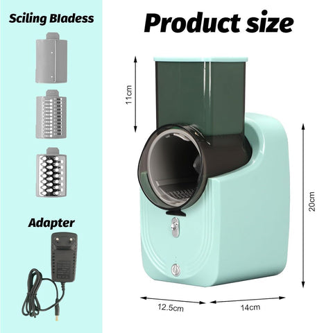 Automatic Electric Vegetable Cutter Chopper Machine – Multifunctional Food Slicer, Garlic Chopper & Mini Food Processor