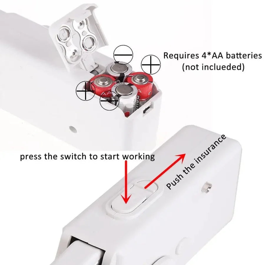 Handy Stitch Portable Sewing Machine – Handheld Mini Sewing Machine for Quick Clothes Repair, DIY Sewing, Travel & Home Use
