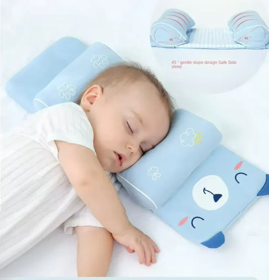 Adjustable Newborn Baby Head Shaping Pillow – Soft Anti-Flat Head Support Cushion for Babies