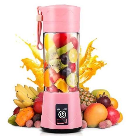 Mini Portable Juicer Blender 400ml USB Rechargeable Smoothie Maker, Portable Blender Bottle for Fresh Juice, Protein Shakes & Travel