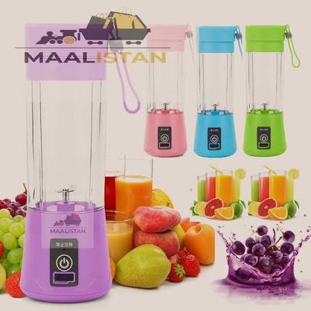 Mini Portable Juicer Blender 400ml USB Rechargeable Smoothie Maker, Portable Blender Bottle for Fresh Juice, Protein Shakes & Travel