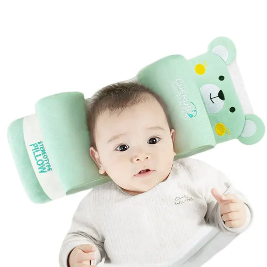 Adjustable Newborn Baby Head Shaping Pillow – Soft Anti-Flat Head Support Cushion for Babies