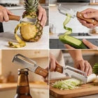 3-in-1 Ultra Sharp Vegetable Peeler & Cutter – Stainless Steel Peeler, Slicer & Julienne Kitchen Tool